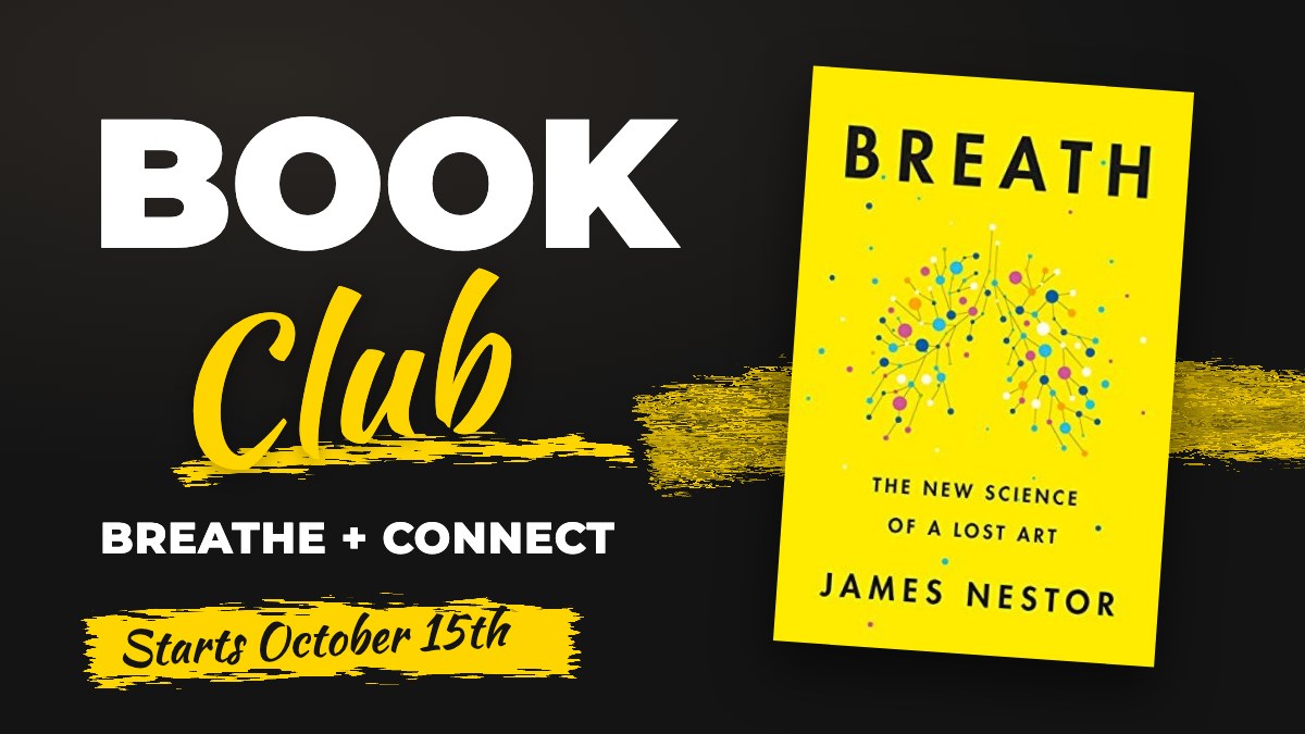 Book Club: Breath by James Nestor, starts October 15th